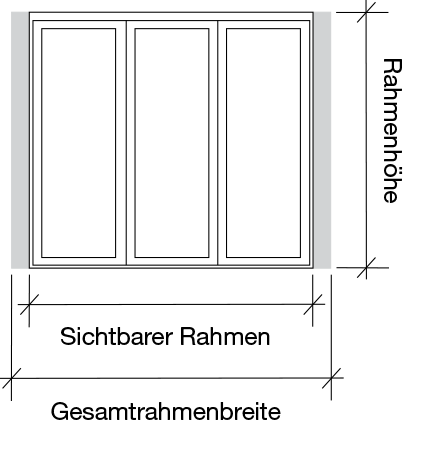 Integrated folding window diagram