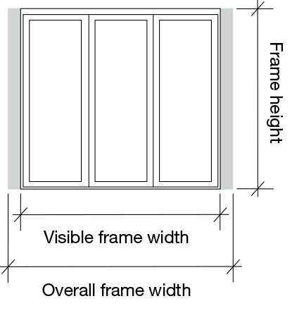 Integrated folding window diagram